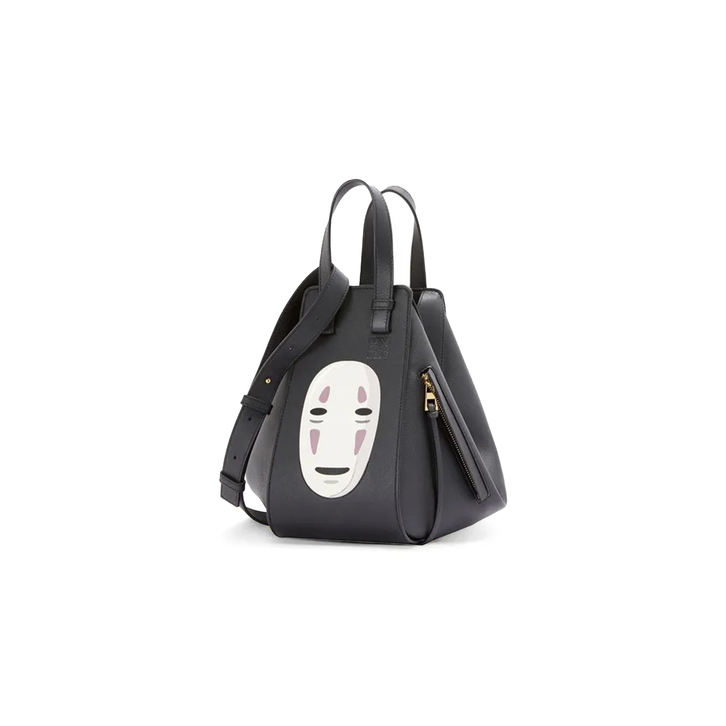 L0ew* x studio ghibli hammock compact bag in classic calfskin a538s35x36-1100 (30*25*13.5cm)